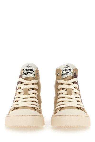 Vivienne Westwood Orb Printed High Top Sneakers