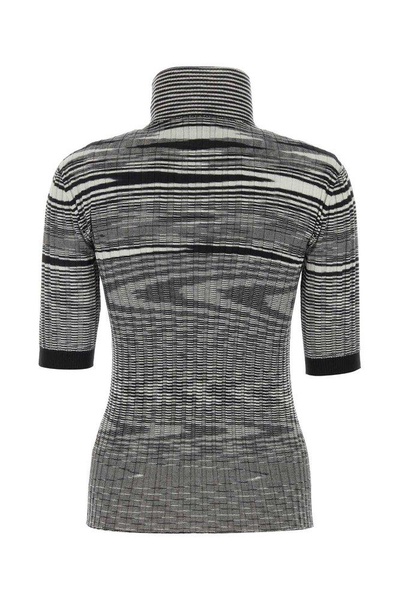 Missoni Turtleneck Short-Sleeve Sweater Top