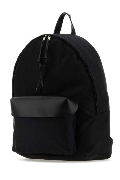 Jil Sander Logo Debossed Double-Zip Backpack