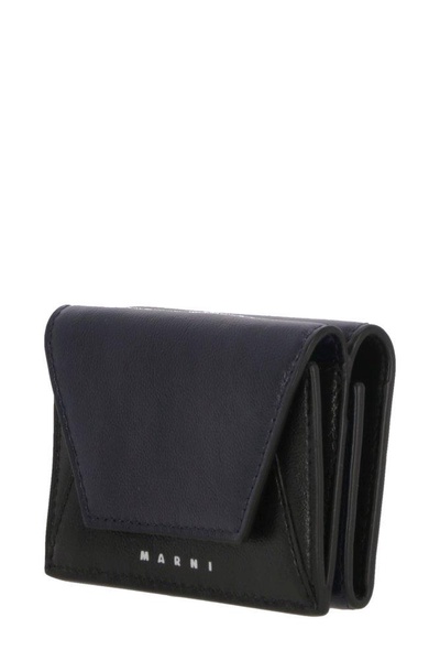 Marni logo-Embossed Envelope Foldover Wallet