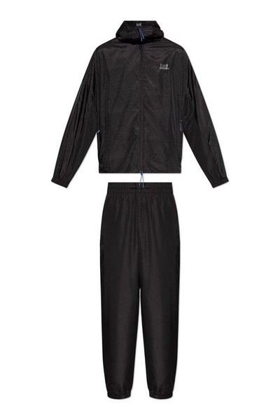 Ea7 Emporio Armani Logo-Printed Two-Piece Tracksuit