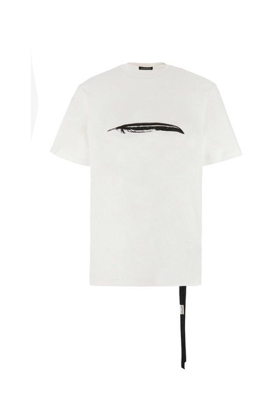 Ann Demeulemeester Motif Printed Crewneck T-Shirt