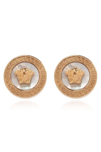 Versace Icon Stud Post-Back Fastened Earrings