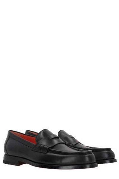 Santoni Slip-On Flat Loafers