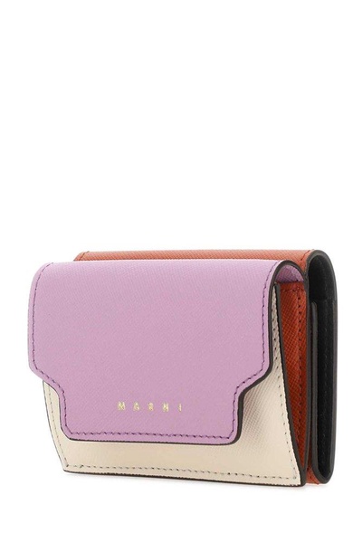 Marni Woman Multicolor Leather Wallet