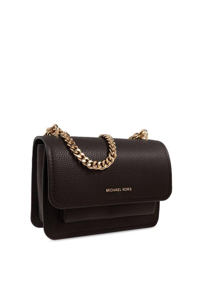 Michael Kors Claire Chain-Linked Foldover Top Crossbody Bag