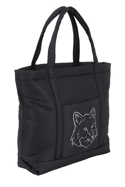 Maison Kitsuné Fox Head Puffer Medium Tote Bag