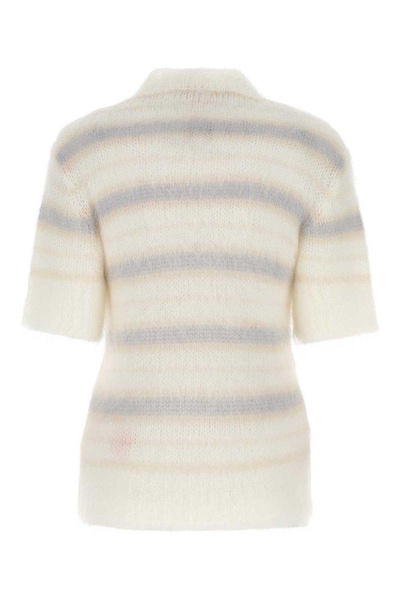 Marni Woman Embroidered Mohair Blend Sweater