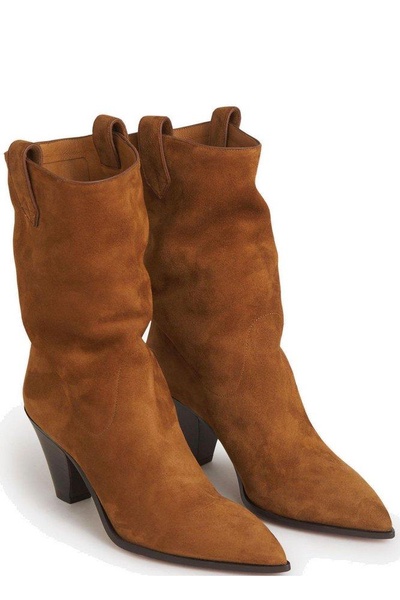 Aquazzura Cowboy Pointed-Toe Boots