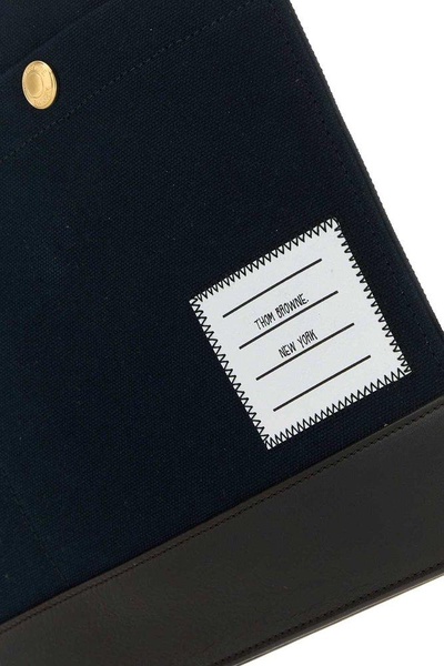 Thom Browne RWB-Striped Logo Patch Document Holder