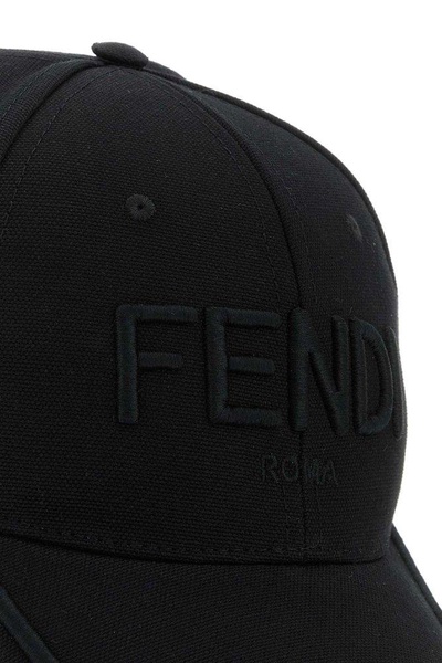 Fendi Logo Embroidered Baseball Cap