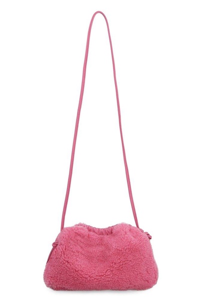 Mansur Gavriel Cloud Shearling Mini Clutch Bag