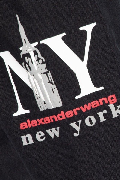 Alexander Wang Logo Embroidered Sweatpants