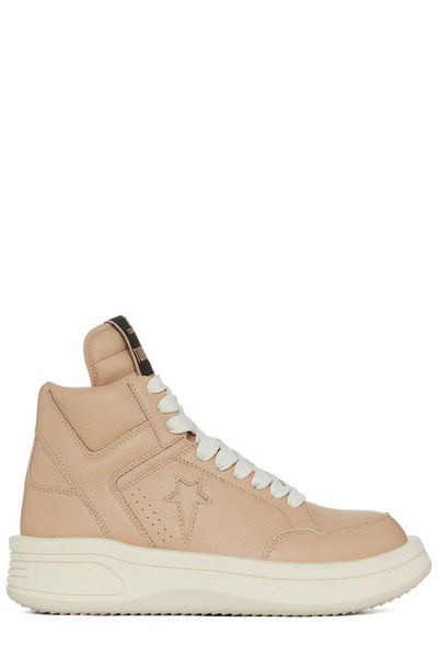 'Converse - Turbowpn' Beige Sneakers High Top in Leather Man