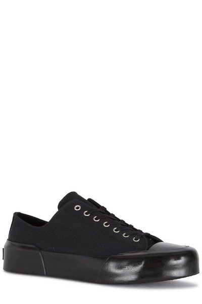 Jil Sander Round Toe Lace-Up Sneakers