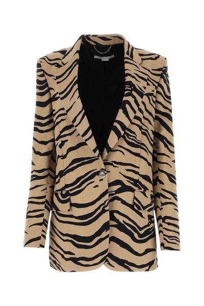 Stella McCartney Leopard Printed Blazer