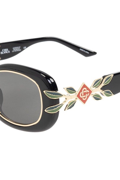 Casablanca Laurel Oval Frame Sunglasses