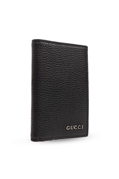 Gucci Logo Plaque Bifold Wallet