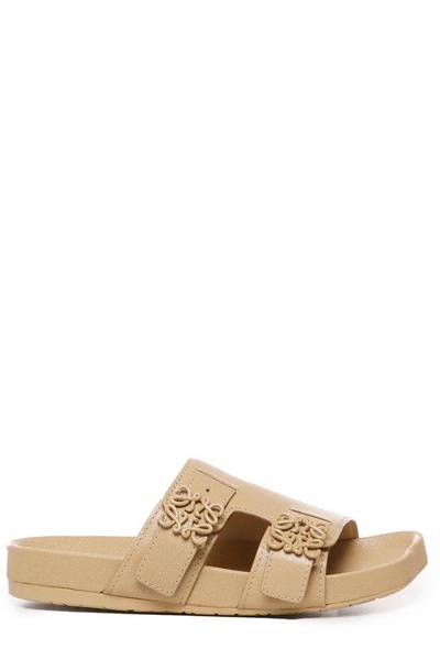 Loewe Logo-Plaque Slip-On Sandals