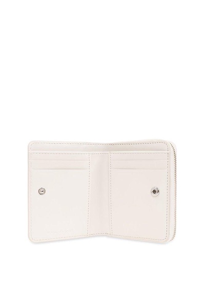 Marc Jacobs Logo Printed Zipped Mini Compact Wallet