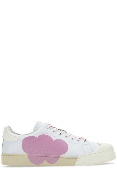 Marni Graphic Printed Lace-Up Sneakers