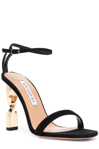 Aquazzura Twist Sculptured Heel Sandals