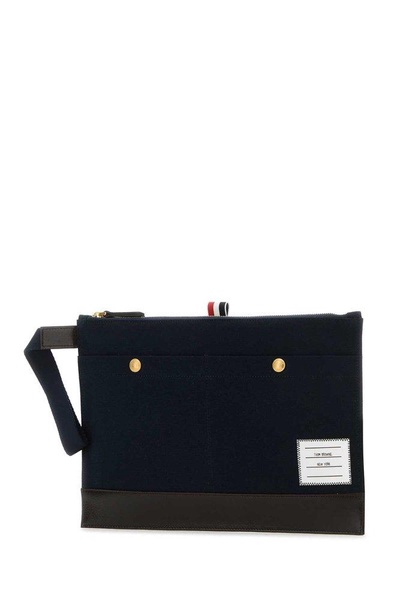 Thom Browne RWB-Striped Logo Patch Document Holder