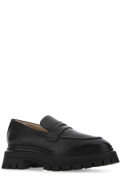 Stuart Weitzman Pointed-Toe Loafers