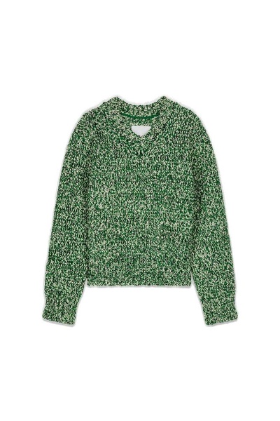 Maison Margiela Ribbed Speckle Knit Jumper