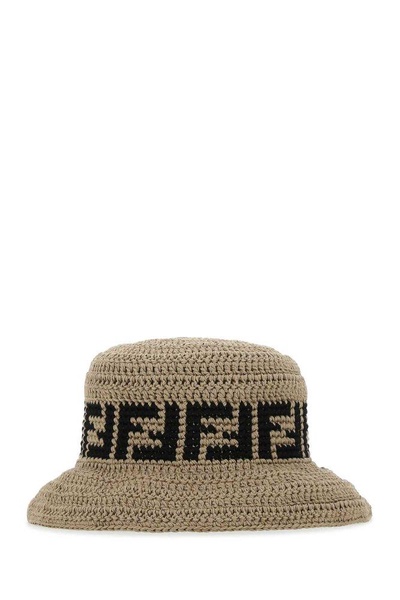 Fendi Double F Wide Brim Hat