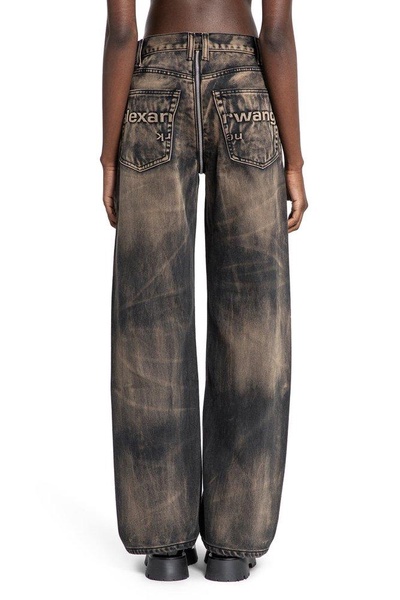 Alexander Wang Logo Embossed Balloon Jeans