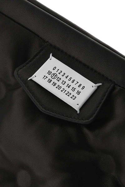 Maison Margiela Quilted Logo Patch Messenger Bag