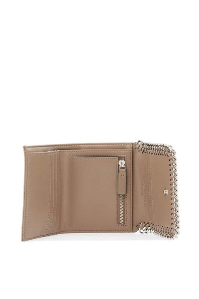 Stella McCartney Falabella Logo Plaque Small Wallet