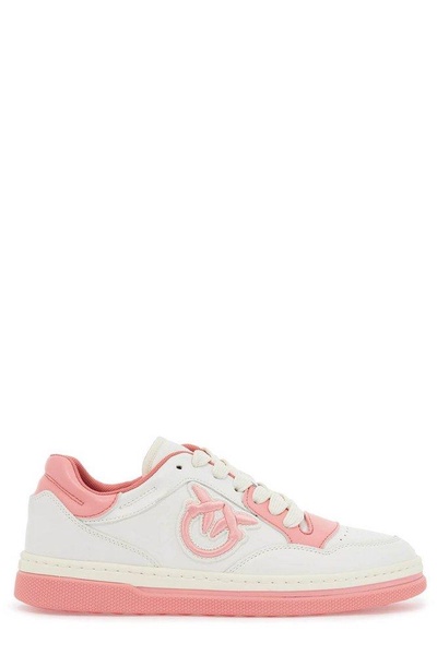 Pinko Mandy 01 Logo Embroidered Two-Tone Sneakers