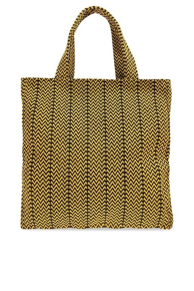 Lanvin X Future Logo Embroidered Interwoven Tote Bag