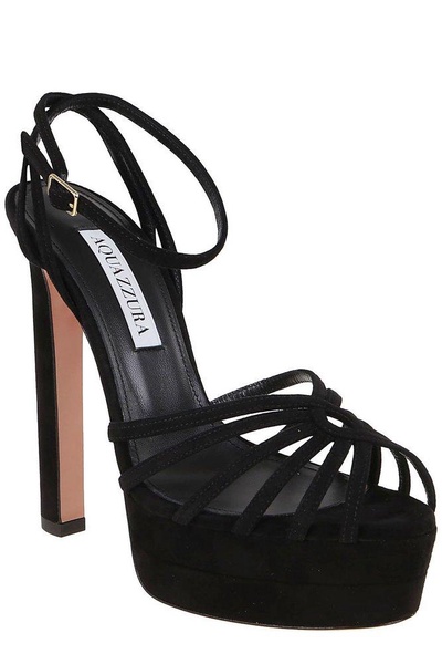 Aquazzura Flow Plateau Heeled Sandals