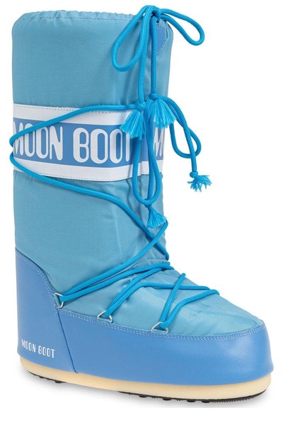 Moon Boot Icon Logo Printed Lace-Up Boots