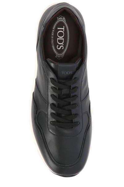 Tod's Logo Patch Lace-Up Sneakers