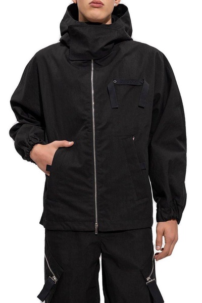 Jacquemus Hooded Zip-Up Rain Jacket