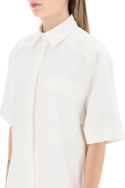 Loulou Studio Buttoned Short-Sleeved Shirt