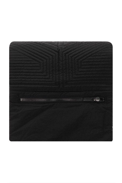 Y-3 Logo-Printed Zip-Detailed Quilted Scarf