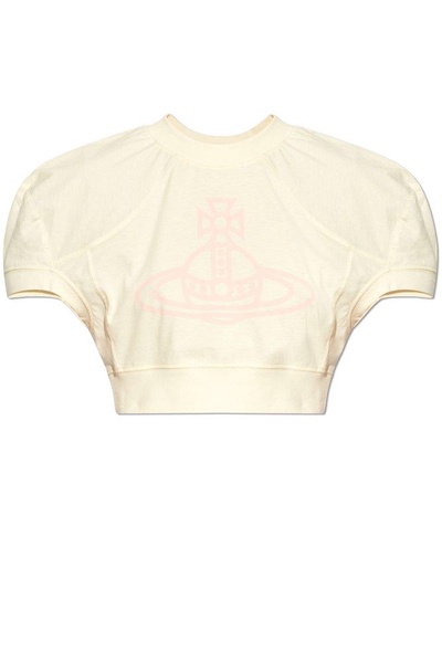 Vivienne Westwood Orb Printed Cropped T-Shirt