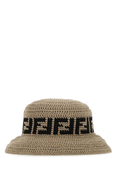 Fendi Double F Wide Brim Hat