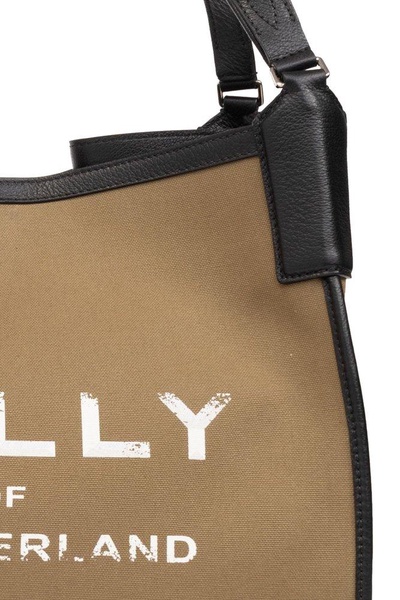 Bally Logo Printed Large Tote Bag