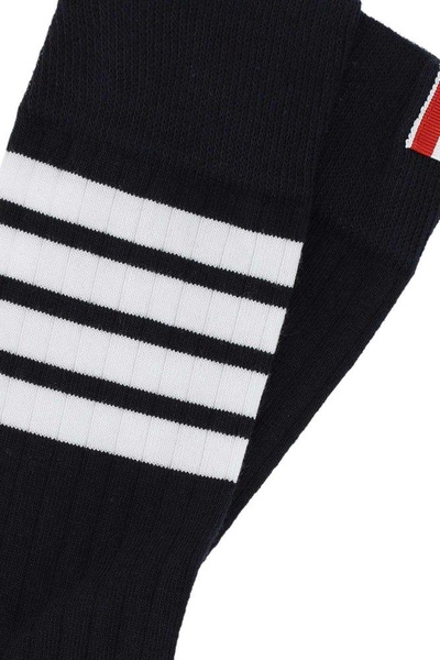 Thom Browne 4-Bar Striped Socks