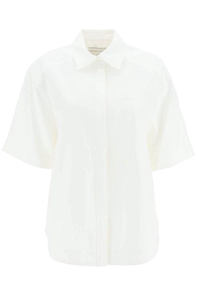 Loulou Studio Buttoned Short-Sleeved Shirt