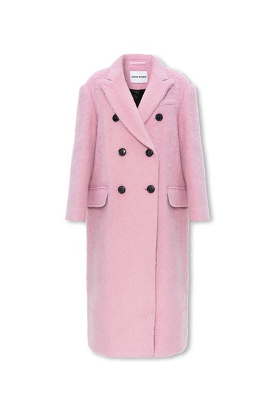 Stand Studio Essa Brushed Long Sleeved Coat