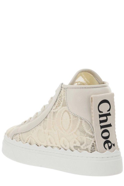 Chloé Lauren Lace Lace-Up Sneakers