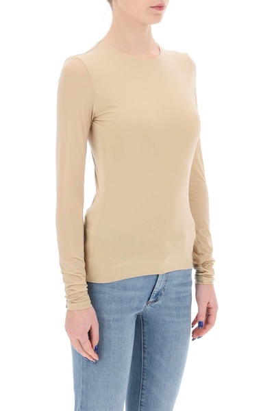 stretch jersey long-sleeved t-shirt