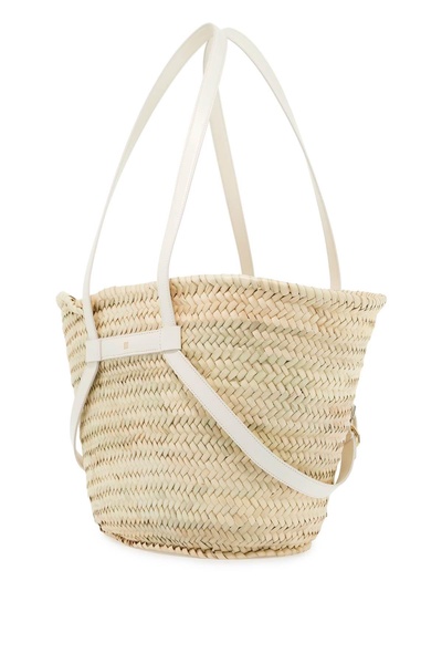 raffia voyou medium shoulder bag